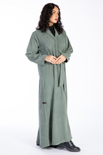 عباية خضراء بحزام جانبي - ساكاي III