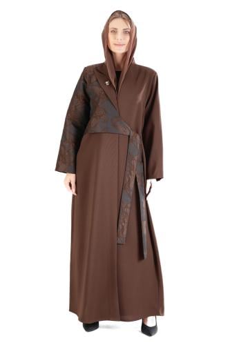 عباية بني كريب بتدخيلة جاكار بحزام جانبي