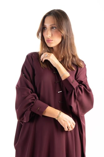 عباية عودي واسعة بأكمام رسمية - Worken