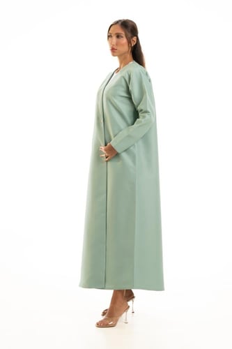 عباية تيفني تفتة فاخرة لف بربطة داخلية - Colorful