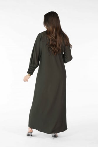 عباية زيتي كاجوال بكم كسر - ليمير II