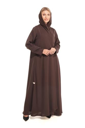 عباية بني كلوش بتصميم ناعم - Norma