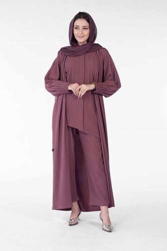 عباية وردي كاجوال بكم كسر - ليمير II