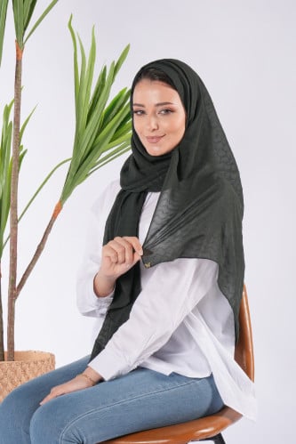 طرحة زيتي ليزر مكسرة - بليتس