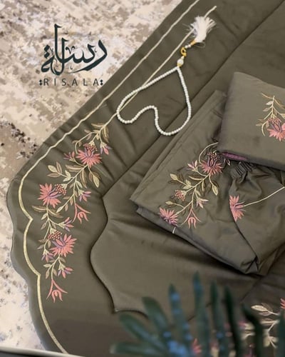 طقم صلاة رسالة مطرز+بيت مصحف’