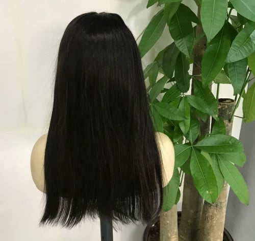 باروكه شعر طبيعي فروه حرير جذور اماميه طول 18 انش