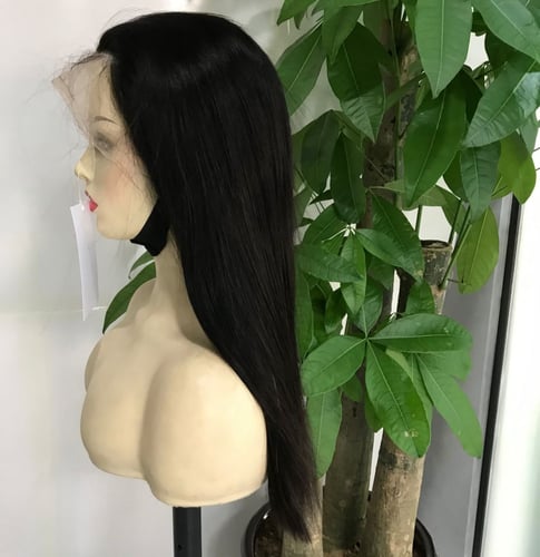 باروكه شعر طبيعي فروه حرير جذور اماميه طول 18 انش