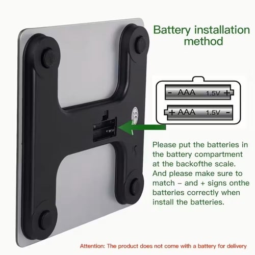 ميزان حمام رقمي من Conridel مع شاشة LED - سعة ثقيل...
