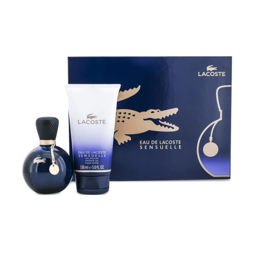 طقم لاكوست سنشوال الموف او دو بارفيوم (عطر 90مل+شا...