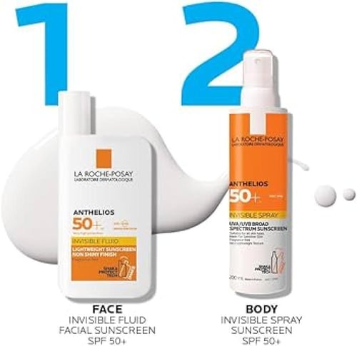 لاروش بوزيه سبراي غير مرئي مقاوم للماء للبشرة الحس...