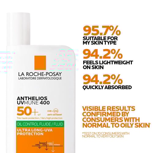 لاروش بوزيه واقي شمس سائل انثيليوس يوفي ميون 400 ل...