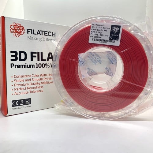 PLA LUMIN RED 0.5KG