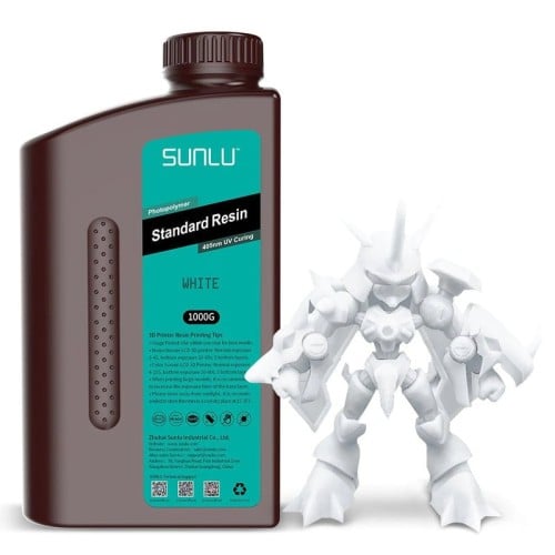 Sunlu Standard Resin (White) For LCD 3D Printers,...