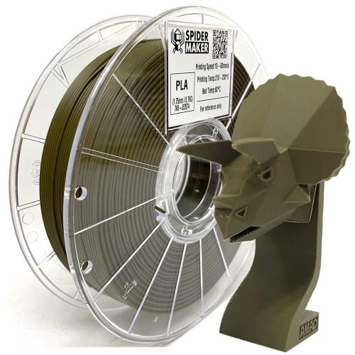 SpiderMaker Matte PLA (Army Green) - 3D Printing F...