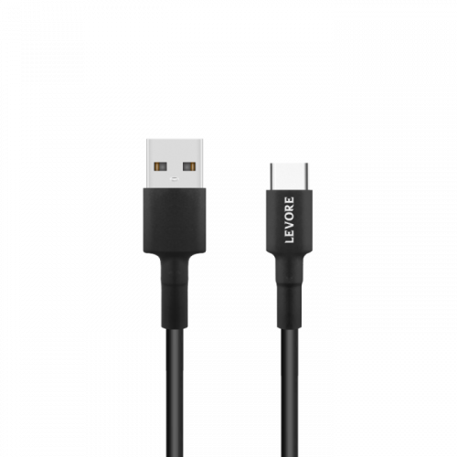 سلك شاحن ليفوري USB الى Type-C بطول 1 م بلاستيك -...