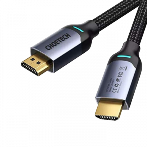 سلك تشويتيك قماشي مظفر من HDMI الى HDMI بقوة 8K وب...