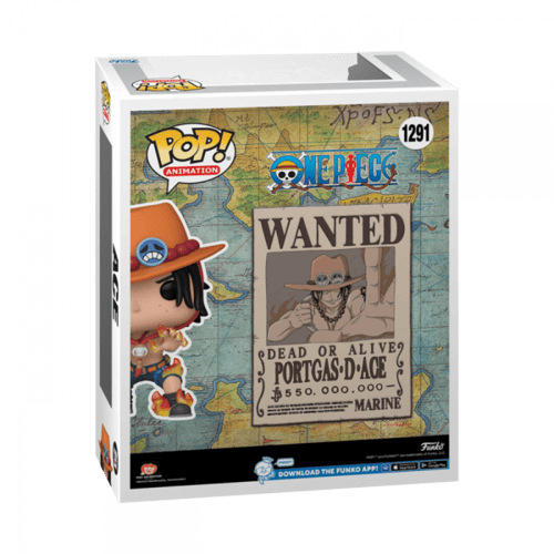 Funko One Piece Pop! Poster Ace Wanted Poster