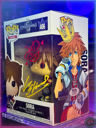 Funko Pop Games Kingdom Hears SORA #406 Dual Signe...