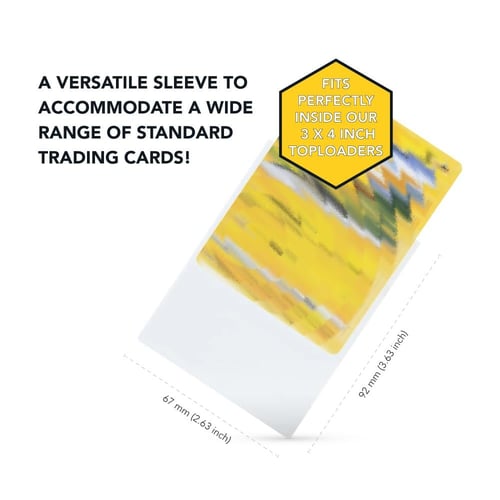 سليفز لبطاقات التي سي جي - حزمة 100 = card sleeves