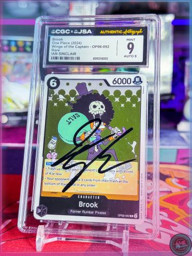 Signed CGC One Piece 2024 OP06 Rare EVA auto Ian S...