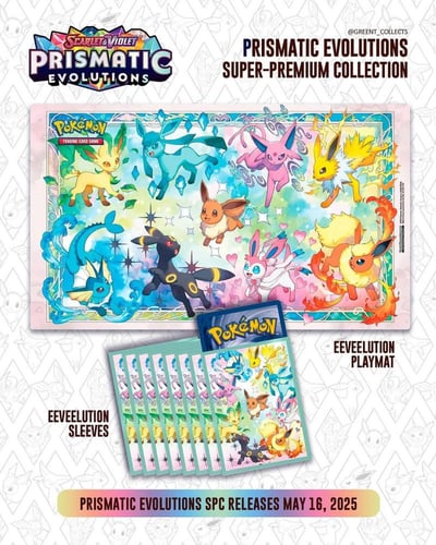 Pokemon Scarlet & Violet: Prismatic Evolutions Sup...