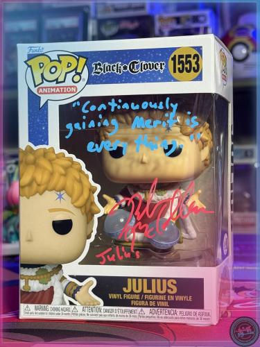 Funko Black Clover Julius Signed By Robert McCollu...