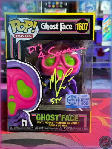 Funko Pop! Ghost Face (Black Light) Signed By Matt...