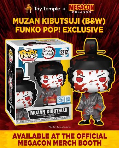 Funko POP Muzan Bloody Demon Slayer Megacon Sticke...
