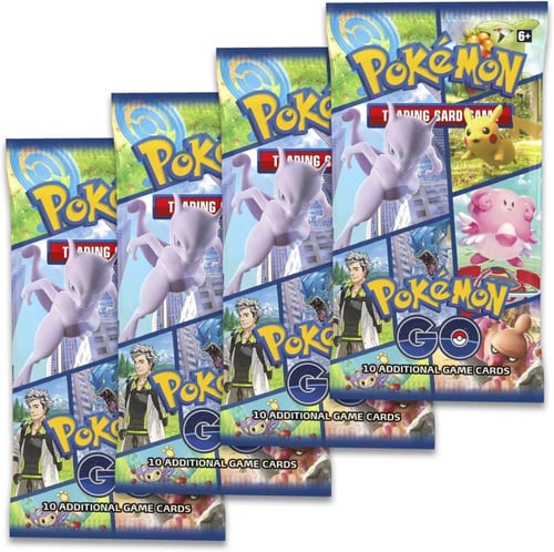 Pokémon TCG: GO Tin - Pikachu (2 Foil Cards & 4 Bo...