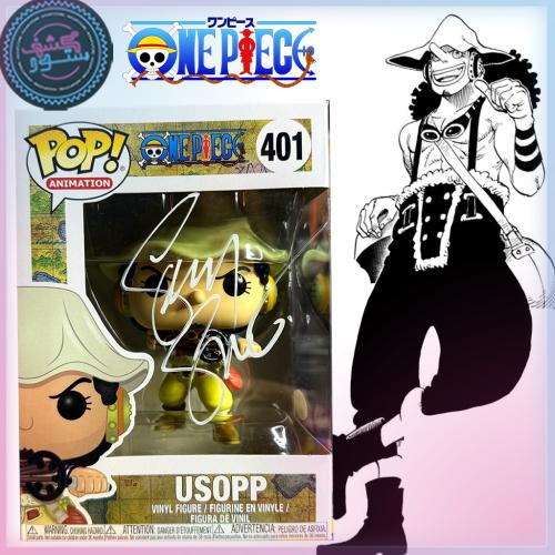 Funko Pop One Piece 401 Usopp Signed By Jason Grif...