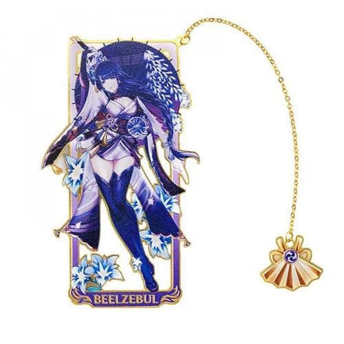Genshin Impact Metal Brass BookMark