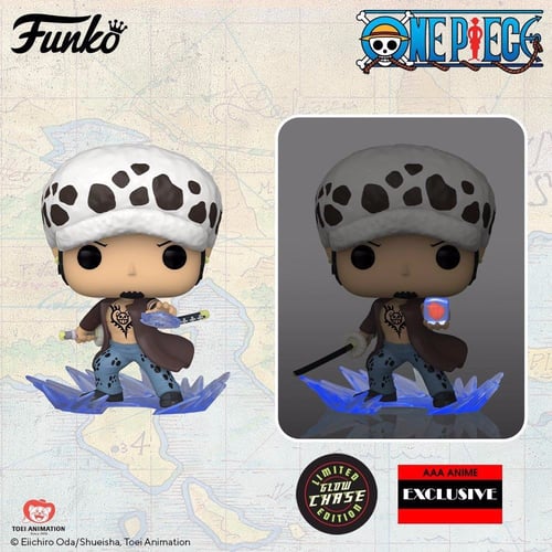 One Piece Trafalgar Law Room Attack Funko Pop Excl...
