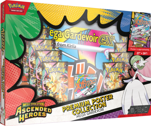 Pokemon Mega Evolution Ascended Heroes Premium Pos...