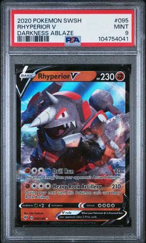 PSA 2020 POKEMON SWORD & SHIELD DARKNESS ABLAZE #0...