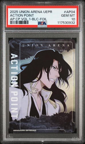 Union Arena TCG Byakuya Kuchiki Action Point Holo...