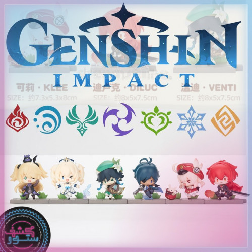 Genshin Impact miHoYo Official Chibi Figurine box
