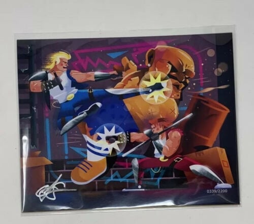 Double Dragon Fan Art Print (#Limited/2200) w/ CO