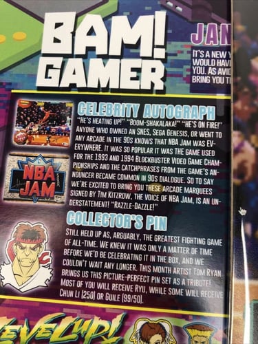 TIM KITZROW signed 8x10 Photo NBA JAM Announcer Vi...