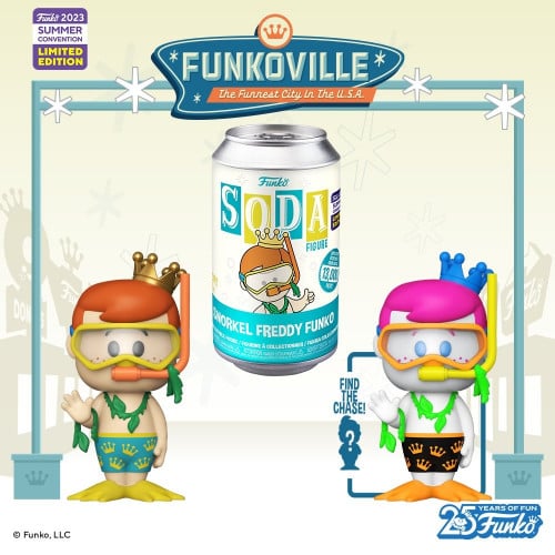 Funko Soda Snorkel Freddy Funko SDCC 2023