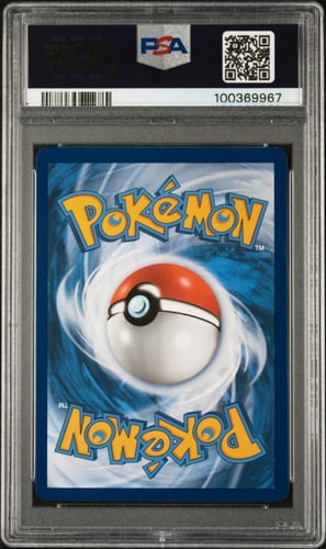 PSA 9 Graded Pokemon Charizard Card