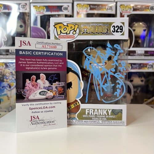 Funko POP Franky One Piece Signed by KAZUKI YAO Ja...