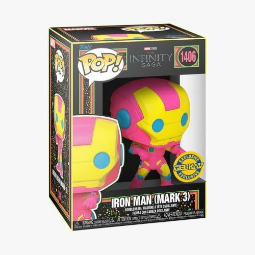 Funko Pop! Marvel: Iron Man Mark 3 Blacklight Viny...