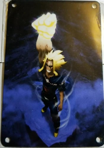 All might METAL ART PRINT