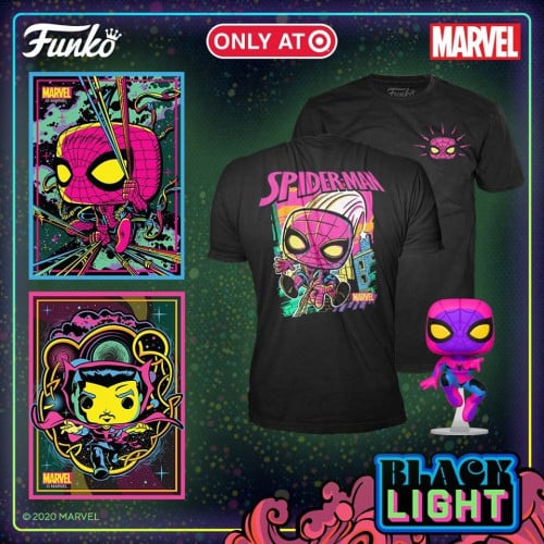 Funko Pop! Marvel Black Light Spider-Man POSTER 