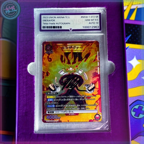 Hero Academia Endeavor 072 Signed By Japanese VA T...