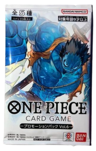 Promotion Pack Vol. 6 PROMO One Piece Card Sealed...
