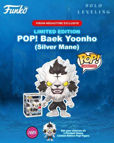 Funko Pop Anime Solo Leveling Baek Yoonho Virgin m...