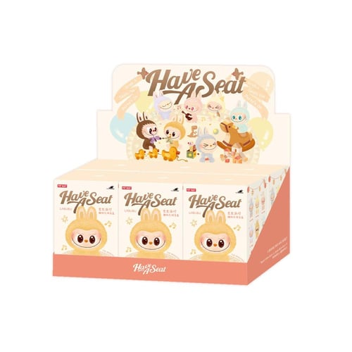 Pop Mart THE MONSTERS LABUBU- Have a Seat Vinyl Pl...