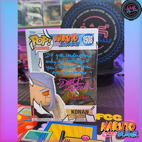 Funko Pop! Naruto Shippuden Konan Signed By Doroth...