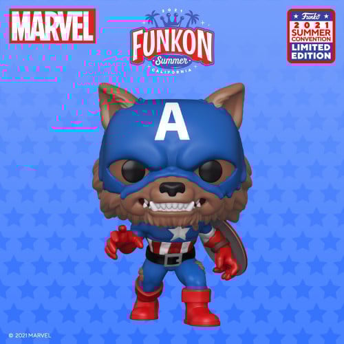 Funko POP Marvel: YOTS- Capwolf